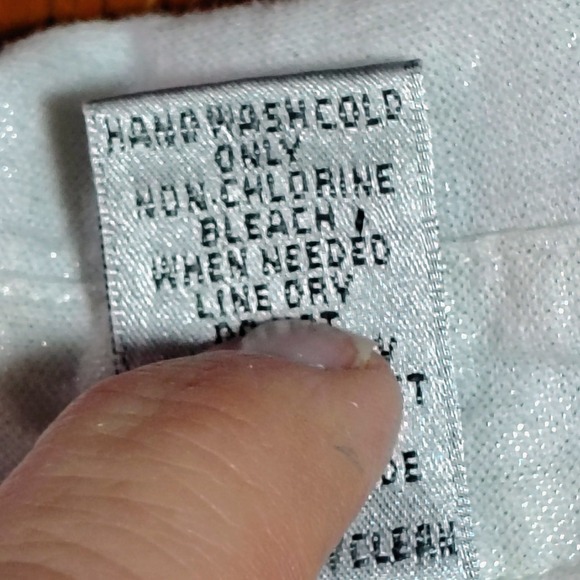 Chicos White Linen Cotton Blend Short Sleeve Button Up Shirt Size 1 Metallic - Picture 7 of 9